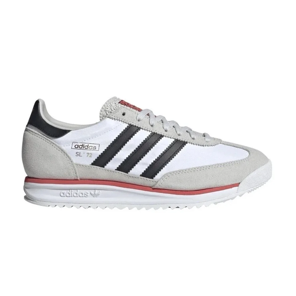 Adidas Men's SL 72 RS Sneakers Cloud White Core Black Grey JS0746 Size 11.5 NEW